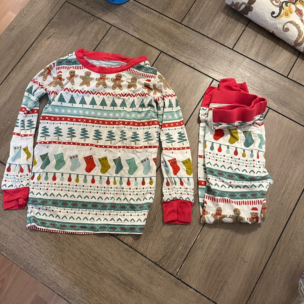 Festive Holiday Kids Pajamas Set